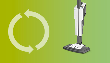 Polti Vaporetto Style passata a vapore sul pavimento