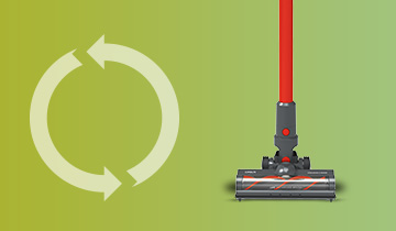 L'immagine mostra il motore digitale di Polti Forzaspira D-Power SR550