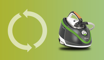 L'immagine mostra le icone di acqua e energia. Riduzione dei consumi: -29% di energia e -26% di acqua