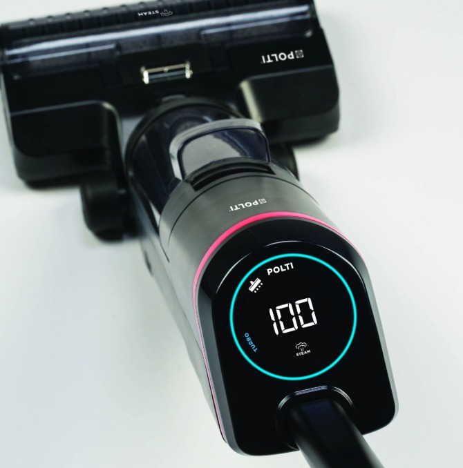 Polti Rollysteam: focus sul display