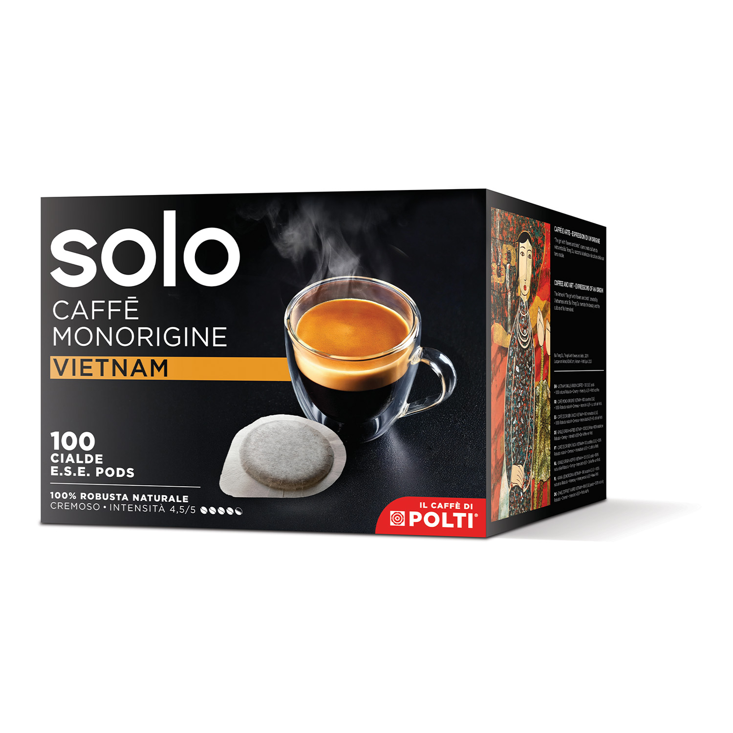 100 cialde SOLO Caffè Monorigine Vietnam