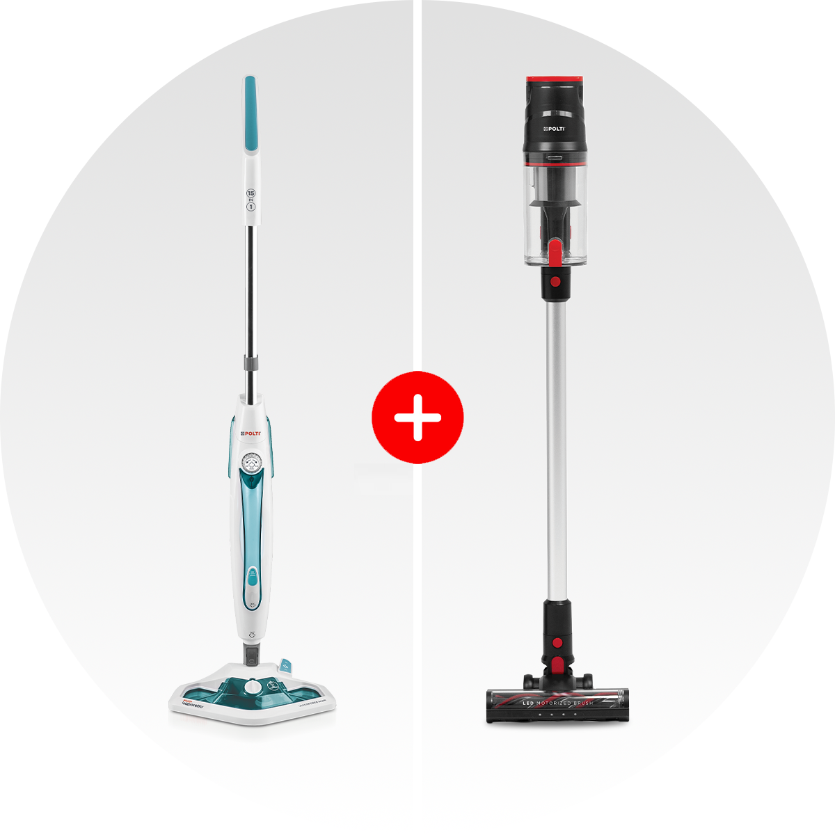 Bundle Polti Vaporetto SV450_Double + Polti Forzaspira Active SR300