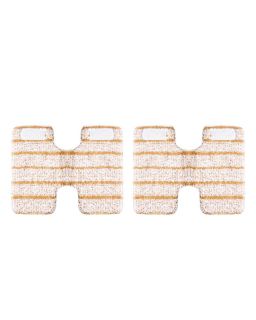 Kit 2 panni pavimenti delicati Vaporetto Lecoaspira