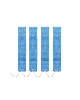 L'immagine mostra le 4 cuffie per lancia piatta di Polti Vaporetto Style