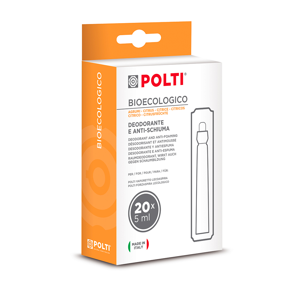 Bioecologico Agrumi deodorante antischiuma Polti Vaporetto Lecoaspira e Polti Forzaspira Lecologico PAEU0088