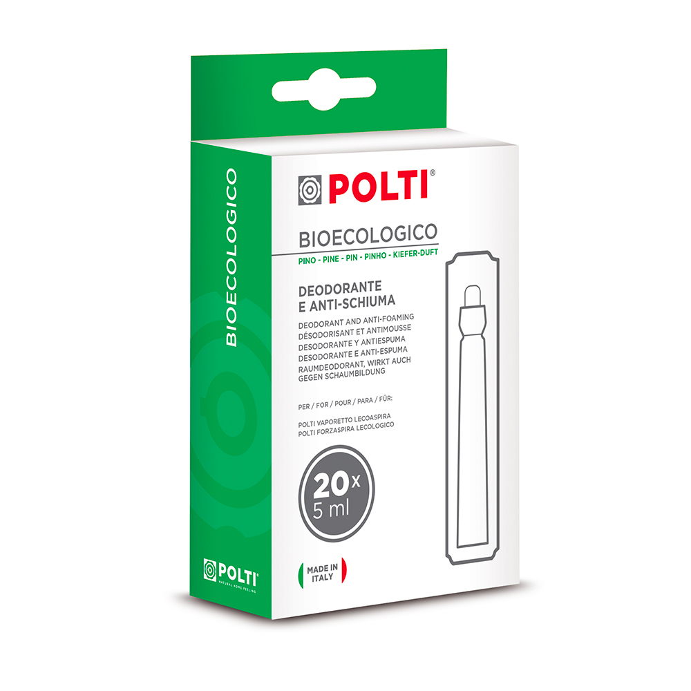 Bioecologico Pino deodorante antischiuma Polti Vaporetto Lecoaspira e Polti Forzaspira Lecologico PAEU0086