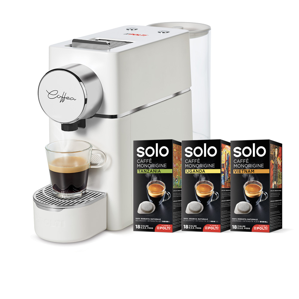 Polti Coffea S18W con KIT 54 cialde E.S.E.