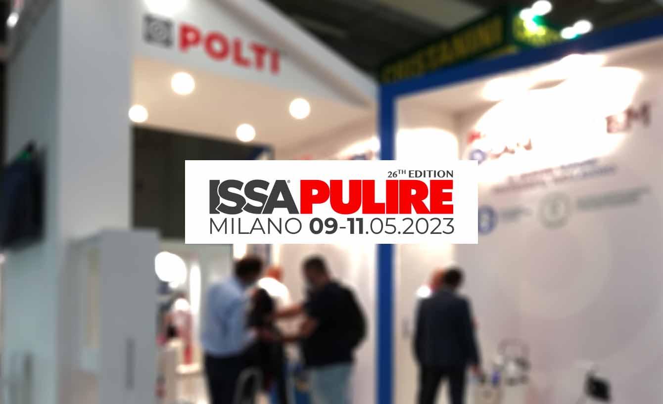 Il vapore dei DDV Polti a ISSA Pulire 2023