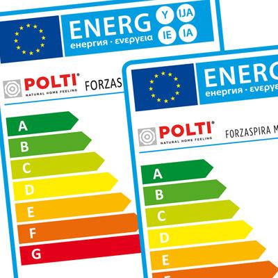 Forzaspira: aspirapolvere classe ernergetica A