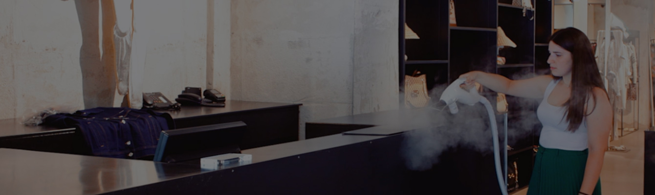 Polti disinfezine a vapore bancone negozio