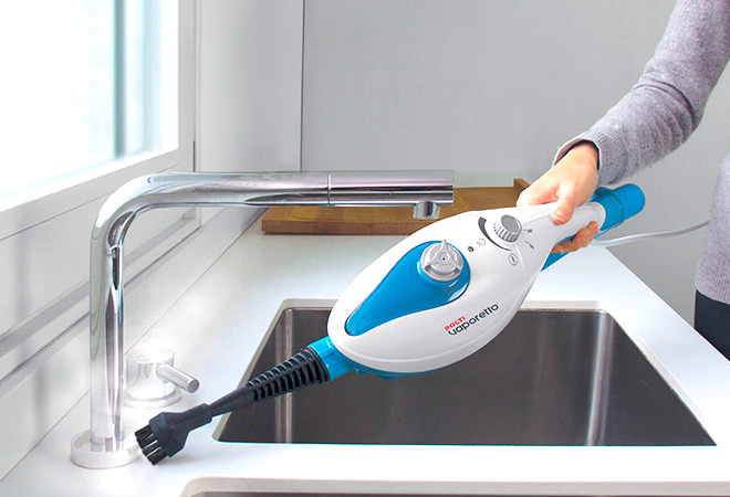 Pulizia a vapore: efficacia sulle superfici