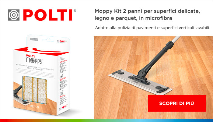 Scopri di più sui panni per superfici delicate per Polti Moppy Scopri di più sui panni per superfici delicate per Polti Moppy